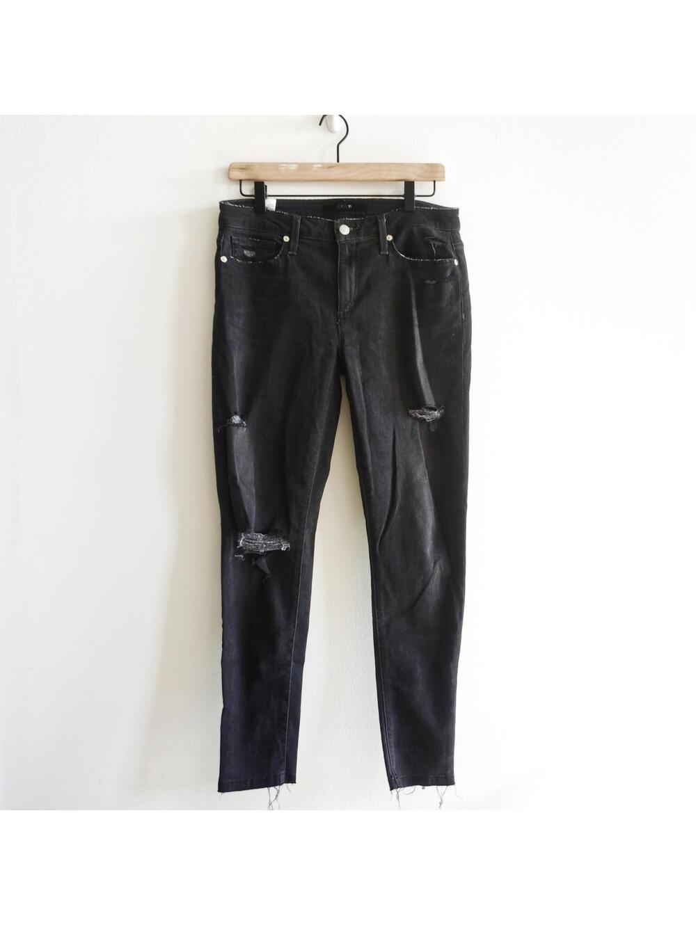 Joe’s Jeans Black Distressed Skinny Jeans